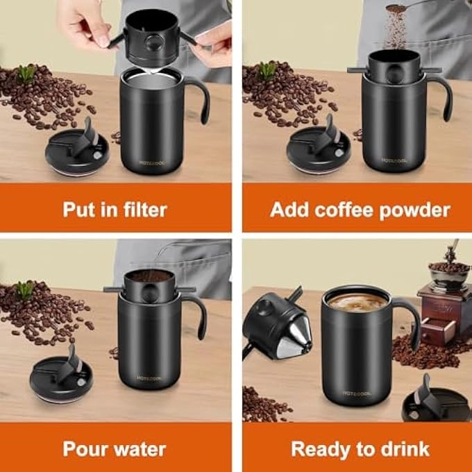Camping Coffee Maker - 500Ml