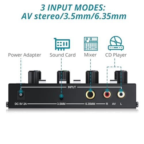4 Channel Headphone Amplifier - Ultra Stereo RGB