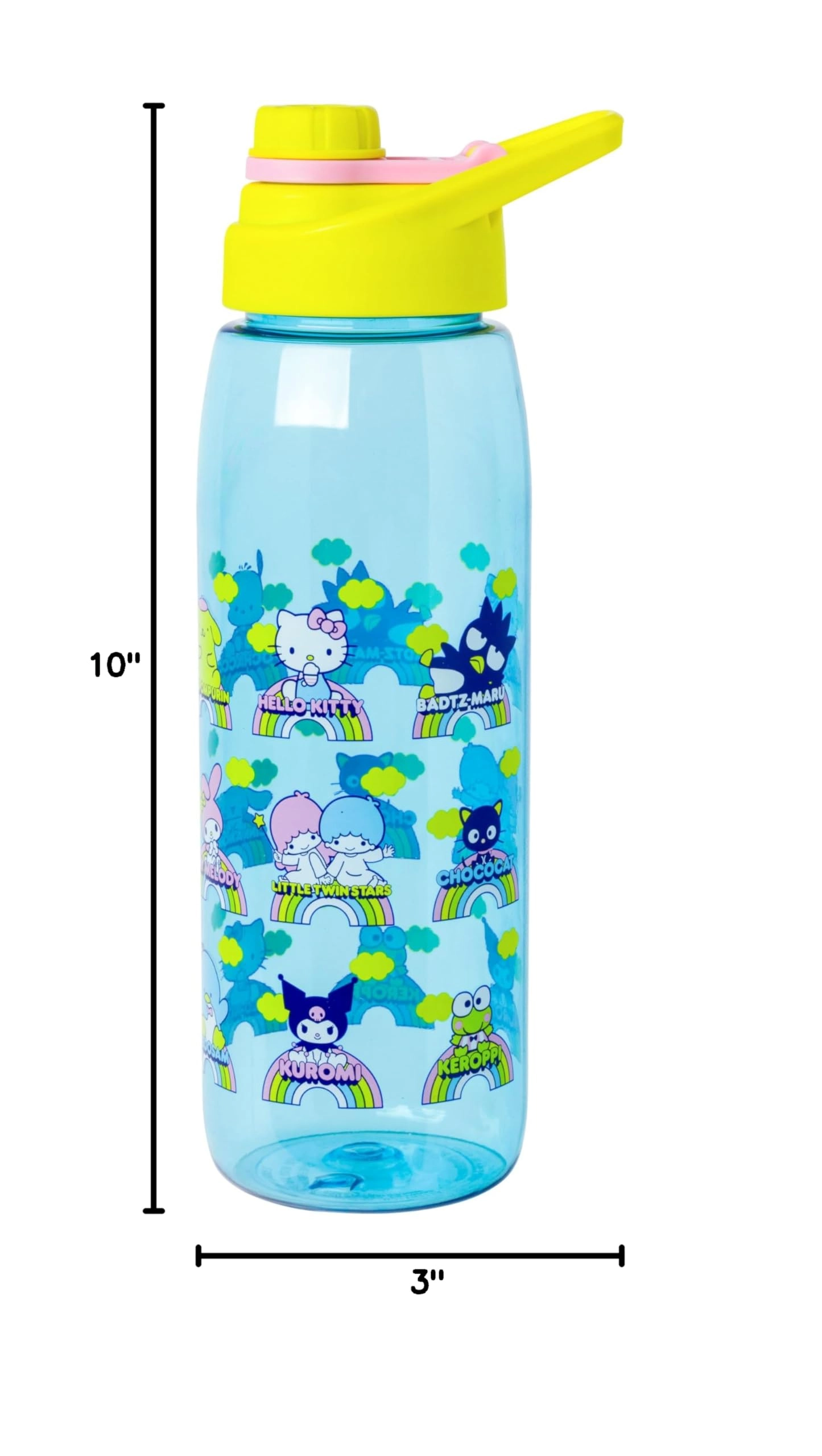 Hello Kitty and Friends Water Bottle Screw-On Lid