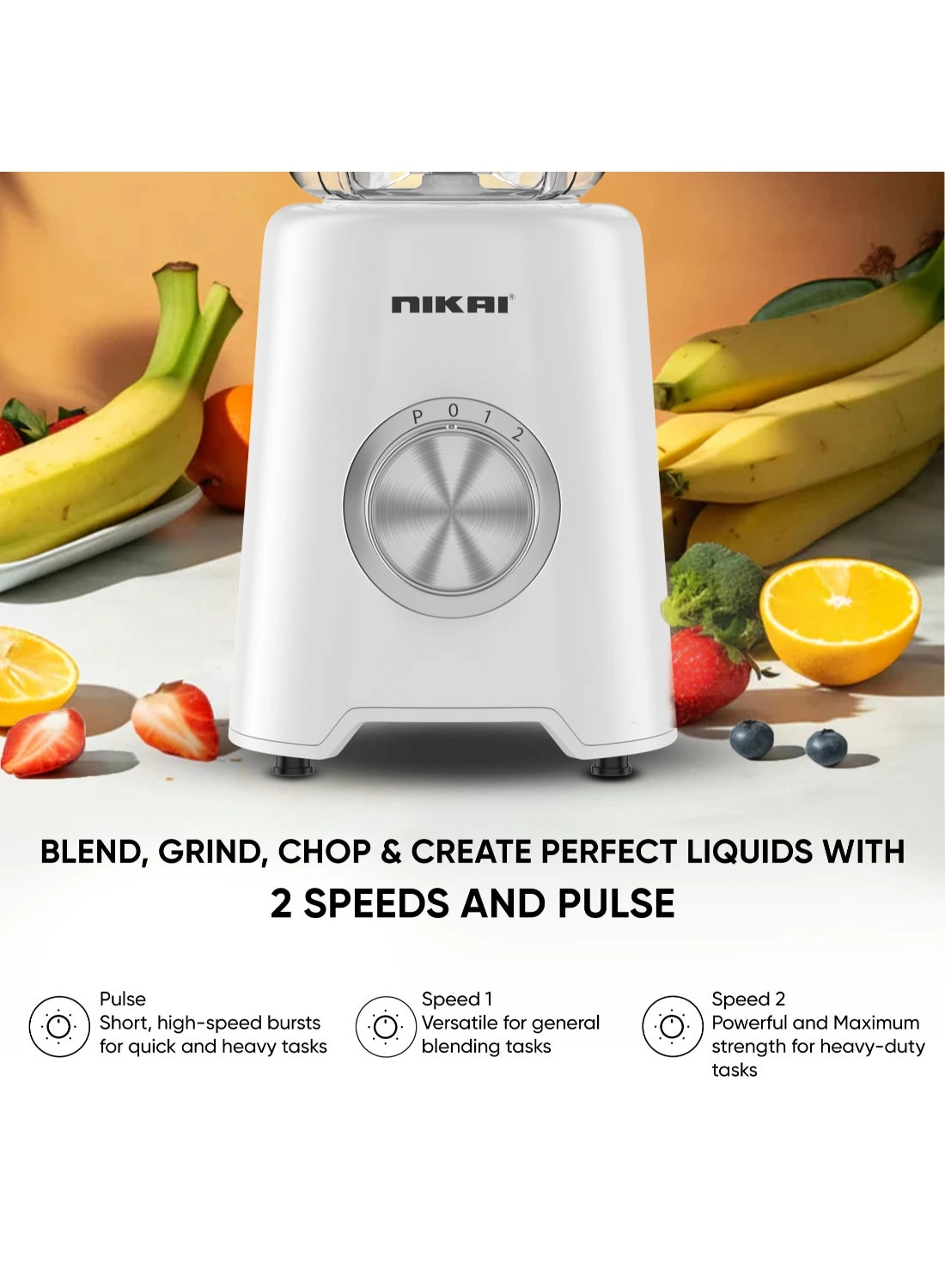 NB2900NA1 - 3-in-1 (Jar, Coffee Grinder, Meat Mincer) 2 Speeds Stainless Blades