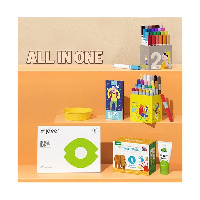 My First Art Box - 65pc crayons