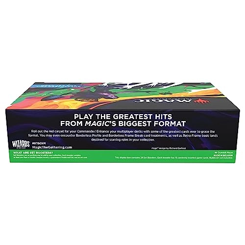 Commander Masters Set Booster Box - 360 Magic Cards