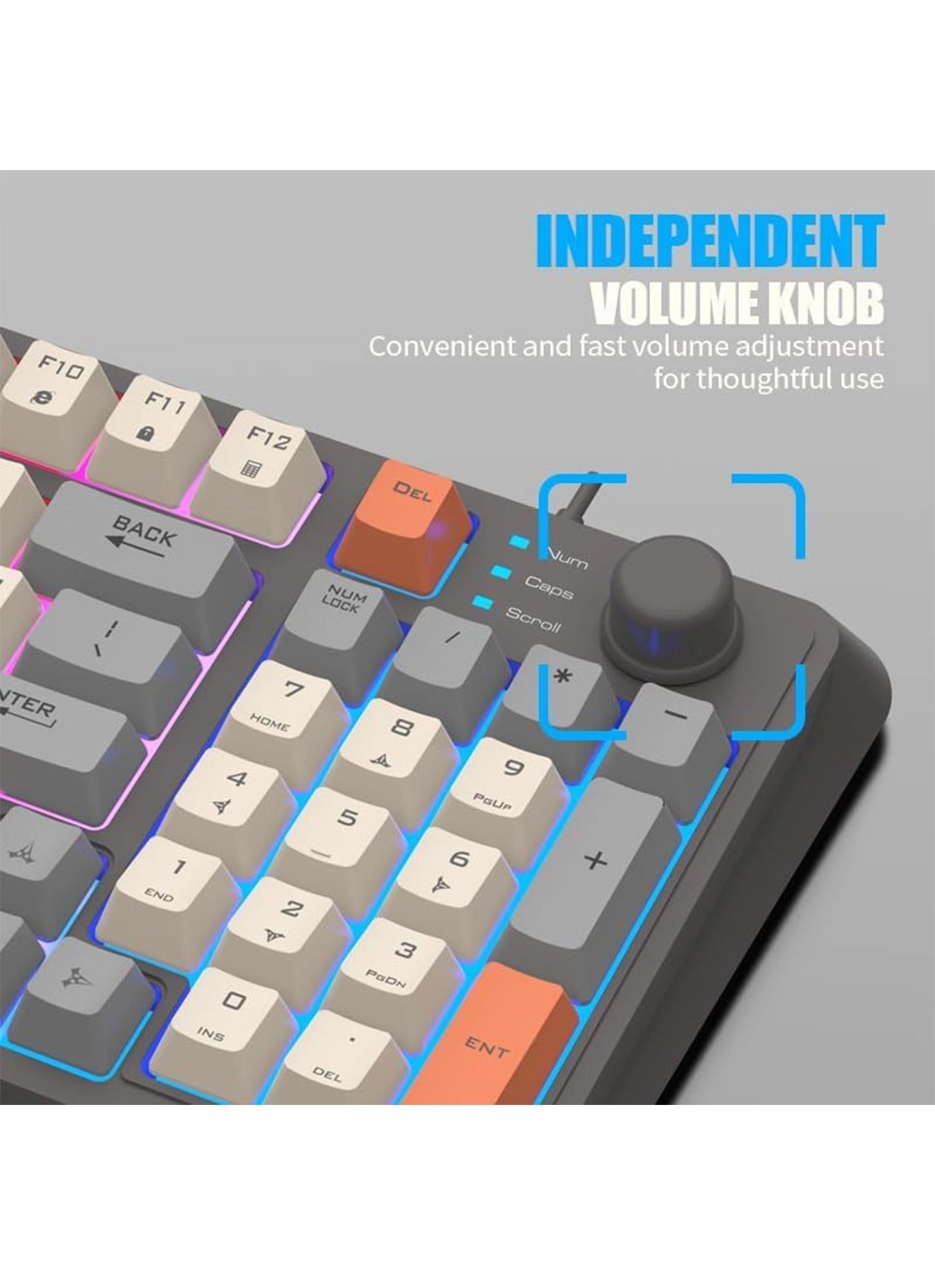 Gaming Keyboard and Mouse Set - EN/AR Wired