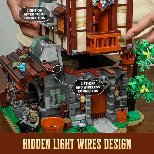 Medieval Forge (12006-EU) - LED lighting expandable medieval module