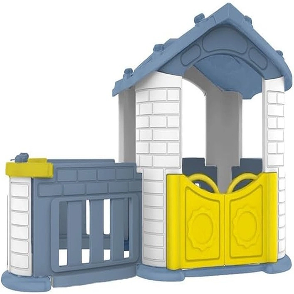 Kids Outdoor Playhouse With Fence