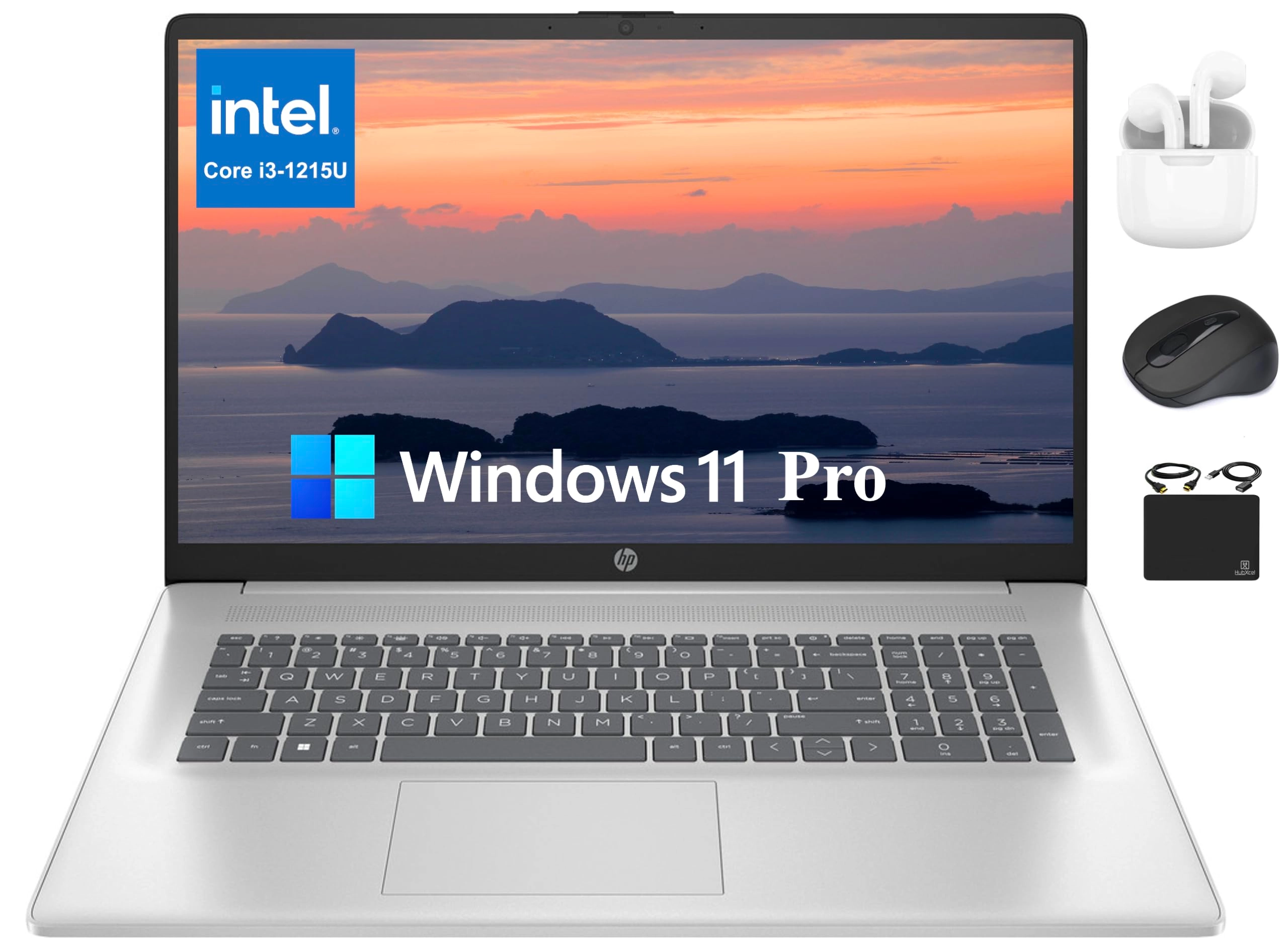 HP 2024 Pavilion 17 - 17.3'' Core i3-1215U 12GB DDR4 256GB SSD