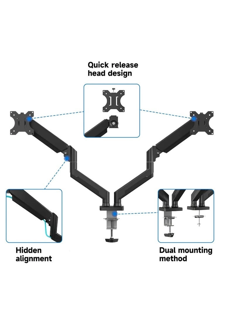 Dual Monitor Stand - Dual 13-32 inch VESA 75/100mm
