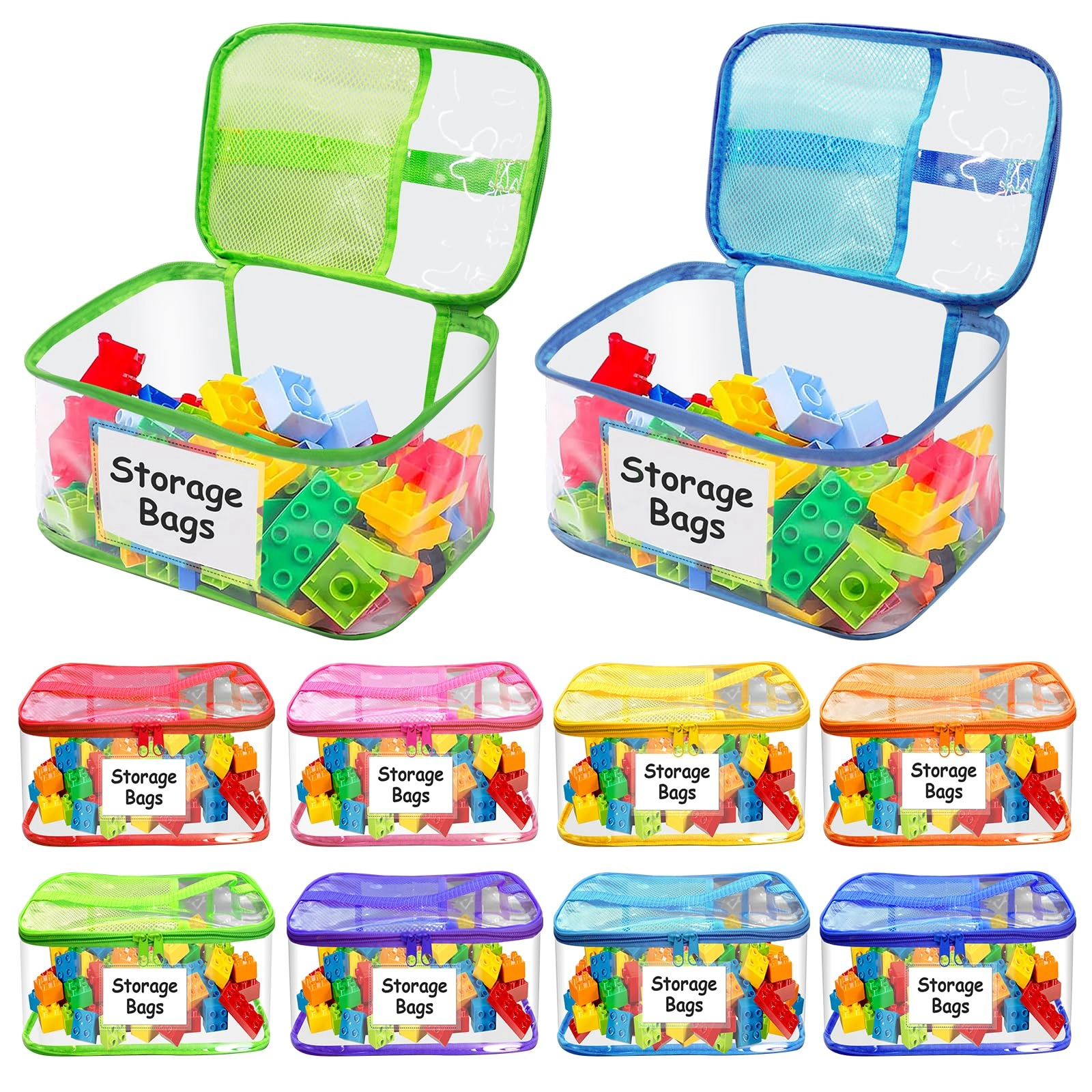 Yudlto Toy Storage Bags - Polyvinyl Chloride (PVC) 5.36 liters Pack