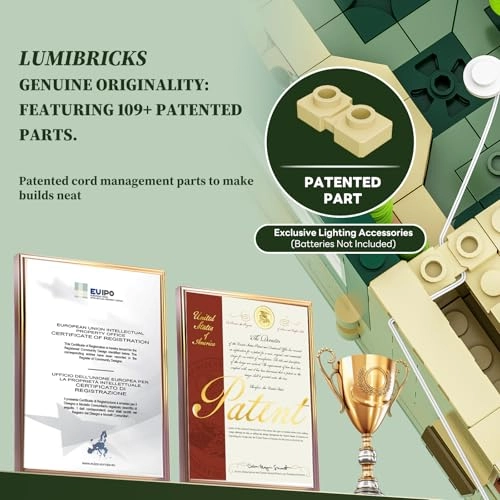 Garden-Cottage Lighting-Building-Bricks Set (10013)