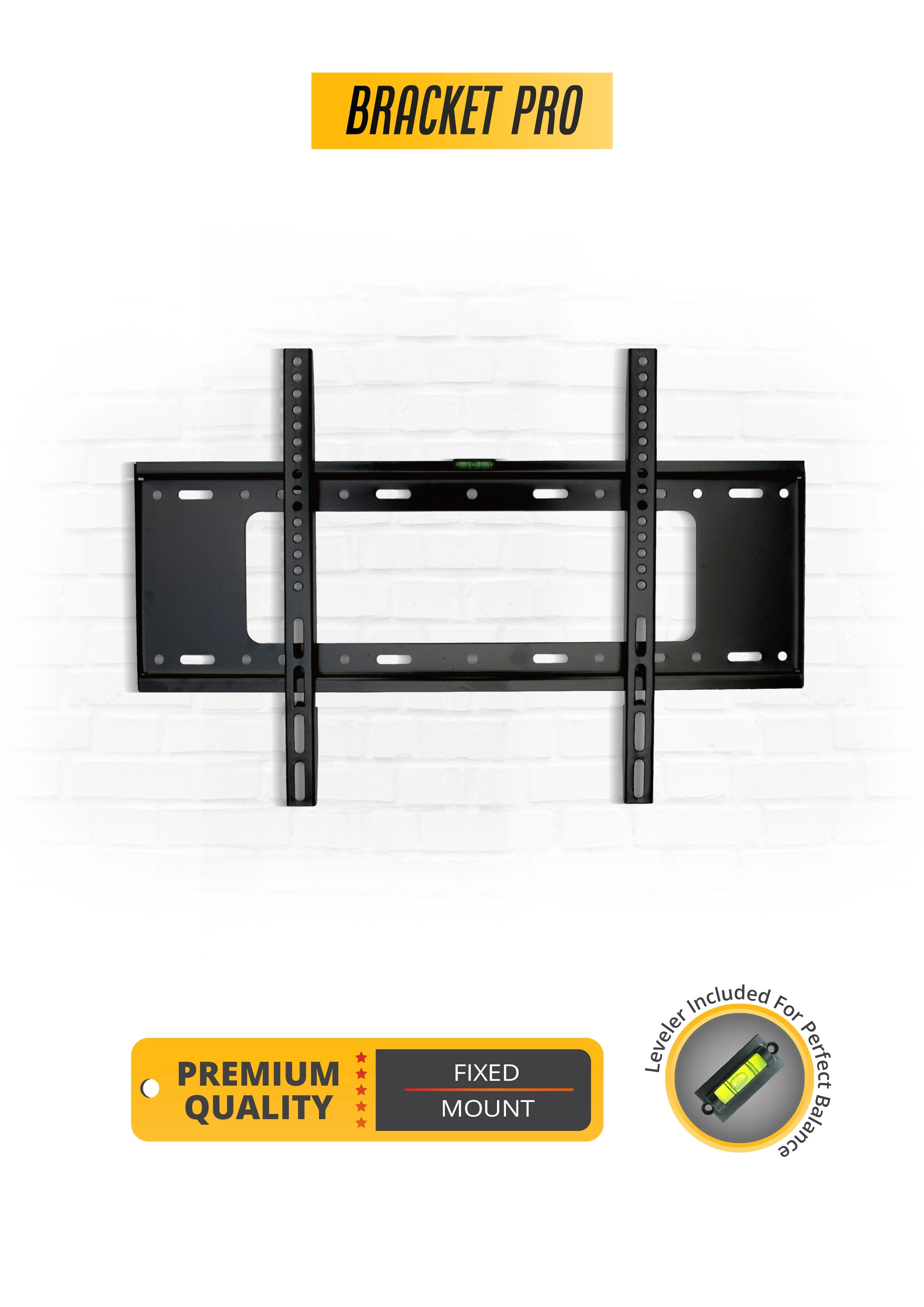 Bracket Pro Fixed TV Wall Mount - 50kg 32-75 inch