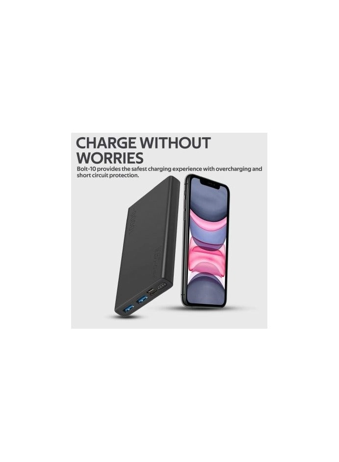 Bolt-10 - 10000mAh 5V/2A