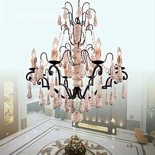 American vintage candle chandelier