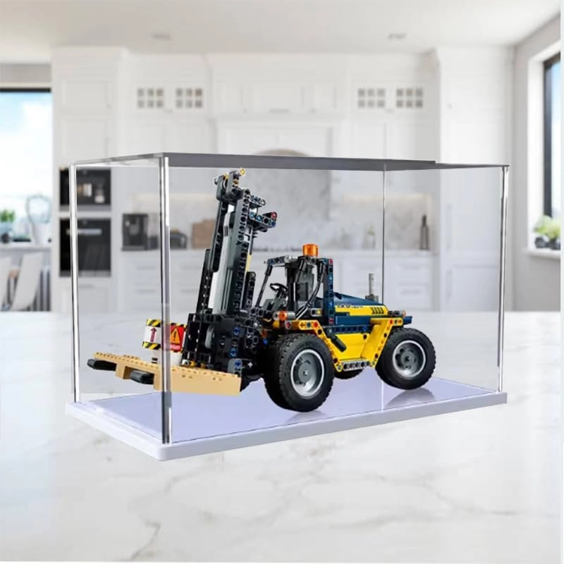 Acrylic Display Case - Fits 42079 15.74x7.87x11.81in White Bottom