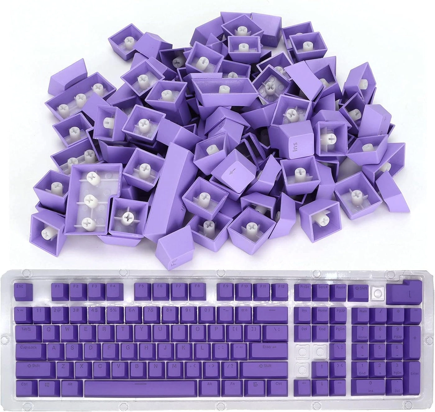 PBT Keycaps - 108Pcs Two Color