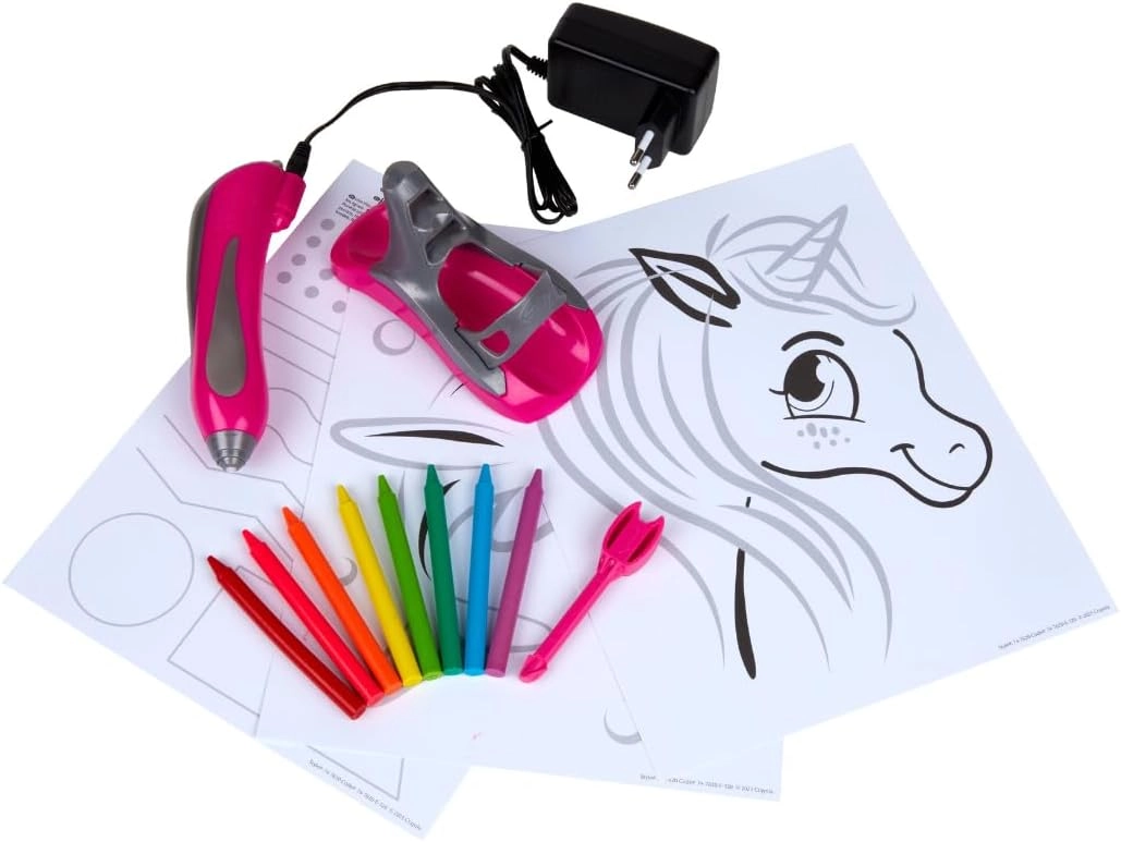 Neon Crayon Melter Unicorn