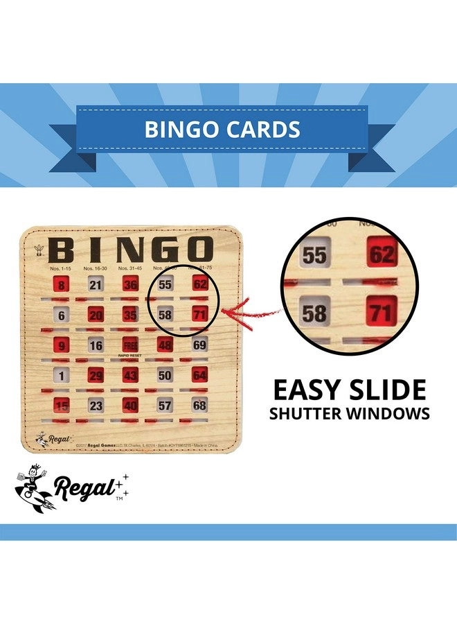 Jumbo Bingo Cards - Reusable 50 Playing Cards