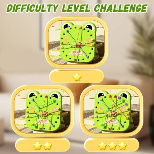 Rope Puzzle - Frog Green