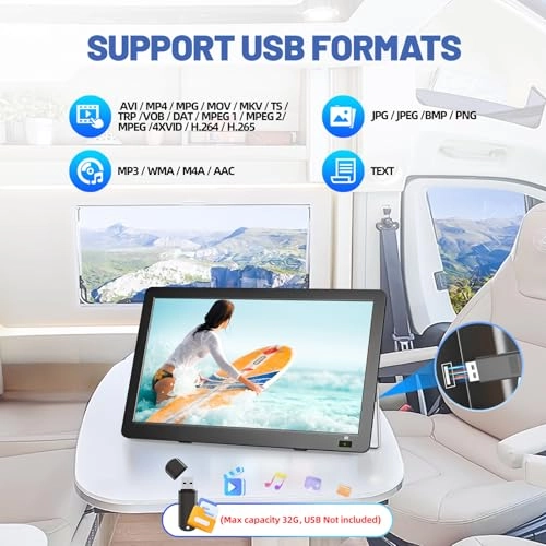 PTV144B-BK - 1080p 14 Inches