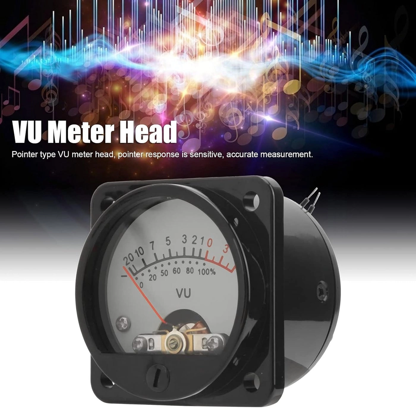 TS-45-W - Pointer VU Meter LED Backlight DC500uA