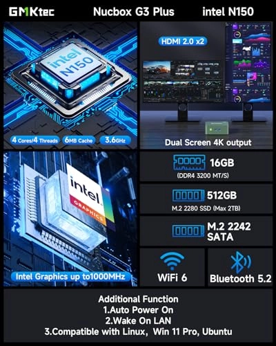 G3 Plus - 8GB 256GB Twin Lake N150