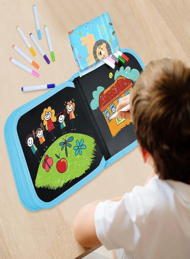 Doodle It & Erase - Kids Coloring Doodle Slate Board Book