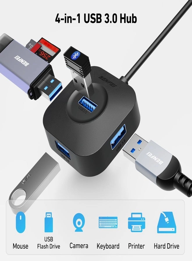 USB 3.0 Hub - 4 Ports USB A Ultra Compact