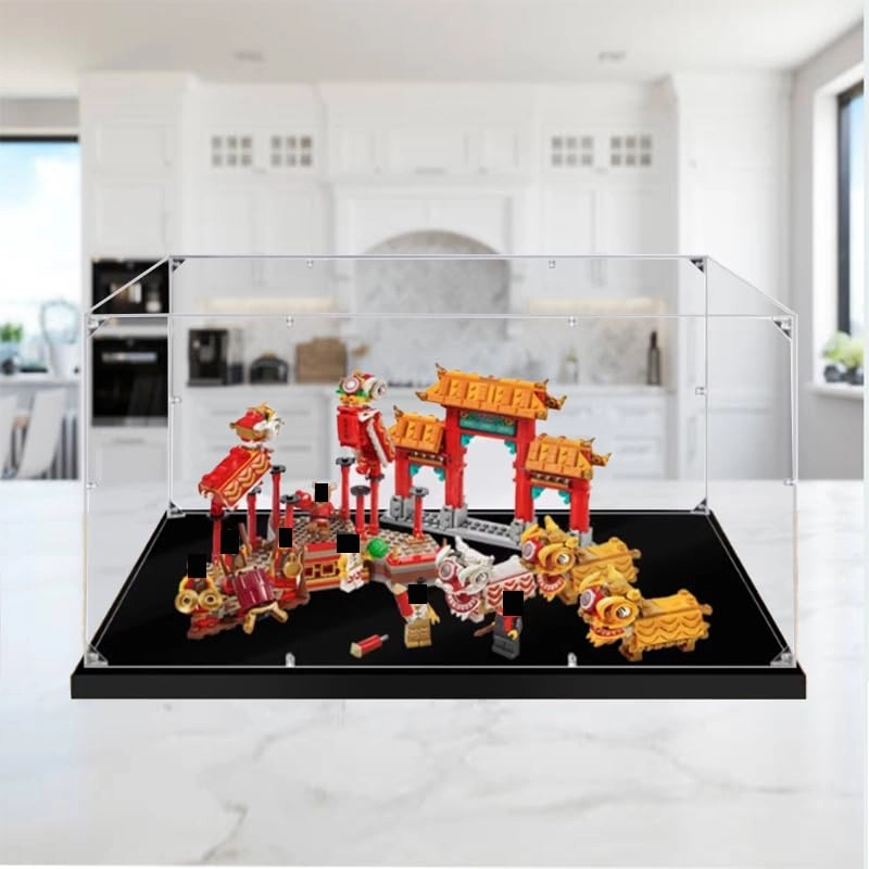 Clear Acrylic Display Case - for Lego 80104 80105 35x30x25cm