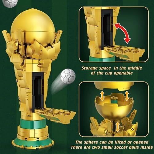 Soccer Trophy Building Blocks - 446 pcs