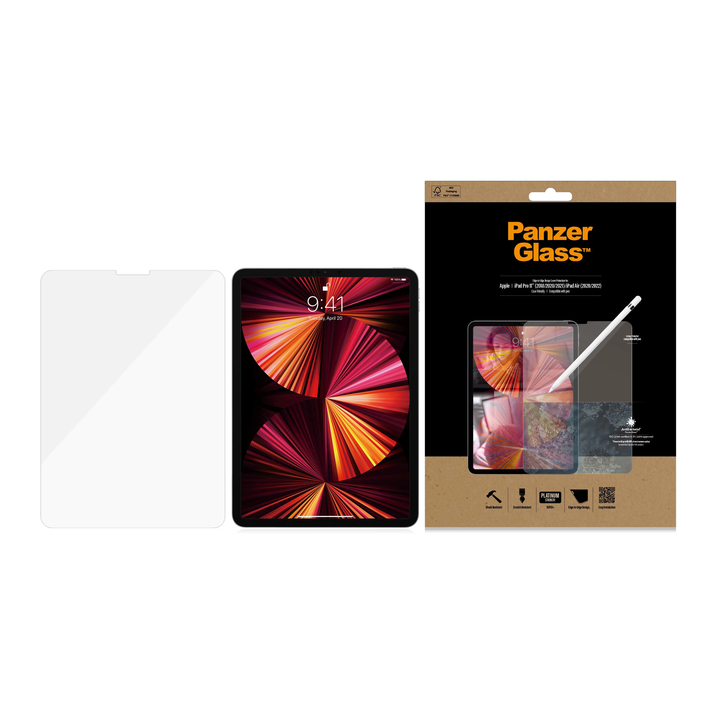 Clear Screen Protector for iPad Pro 11 & iPad Air