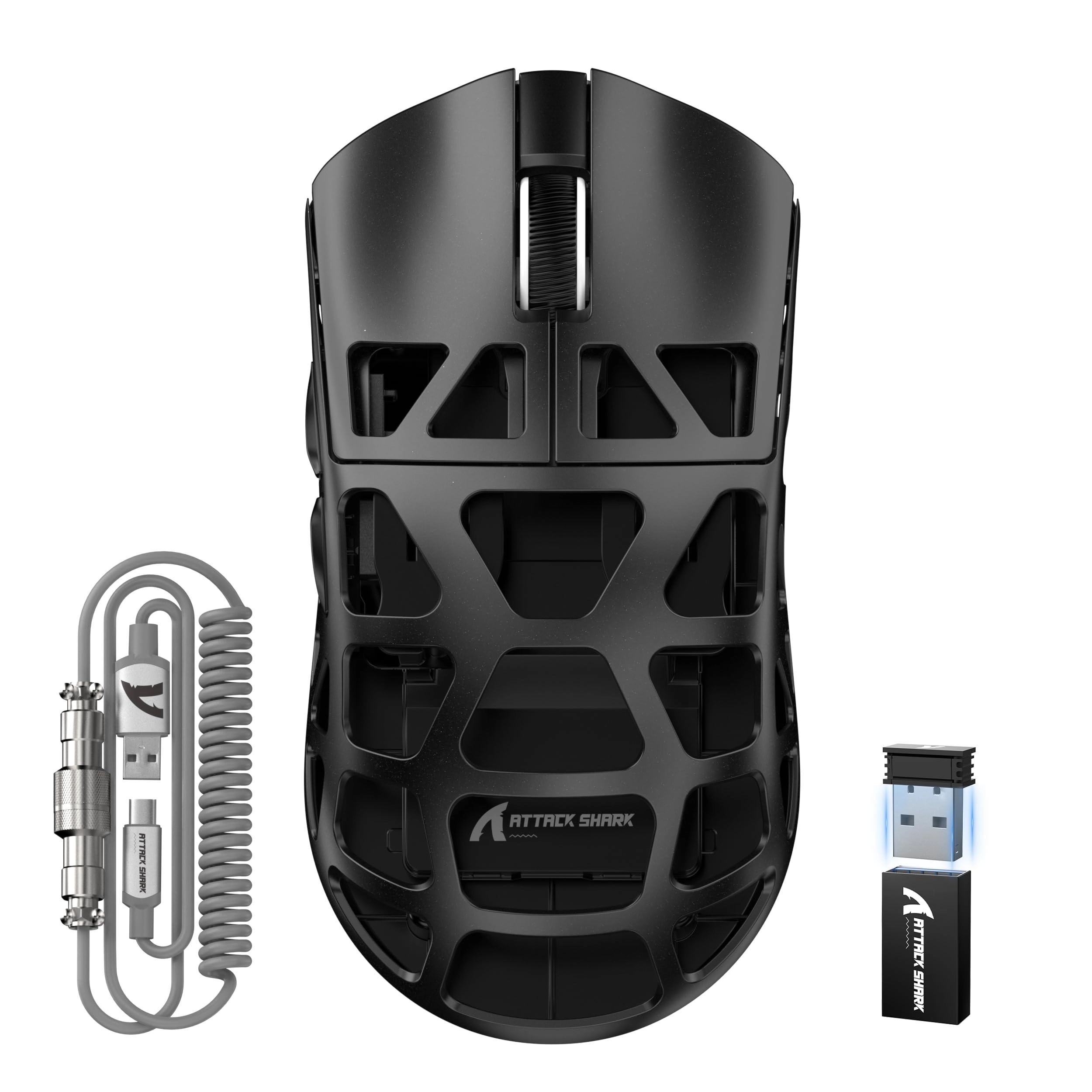 R3 Superlight 46g Magnesium Alloy Gaming Mouse - 2.4Ghz Bluetooth USB
