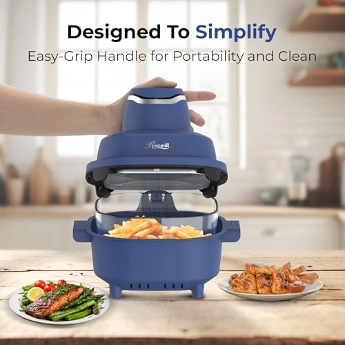 Portable Glass Air Fryer RHAF-25001NB
