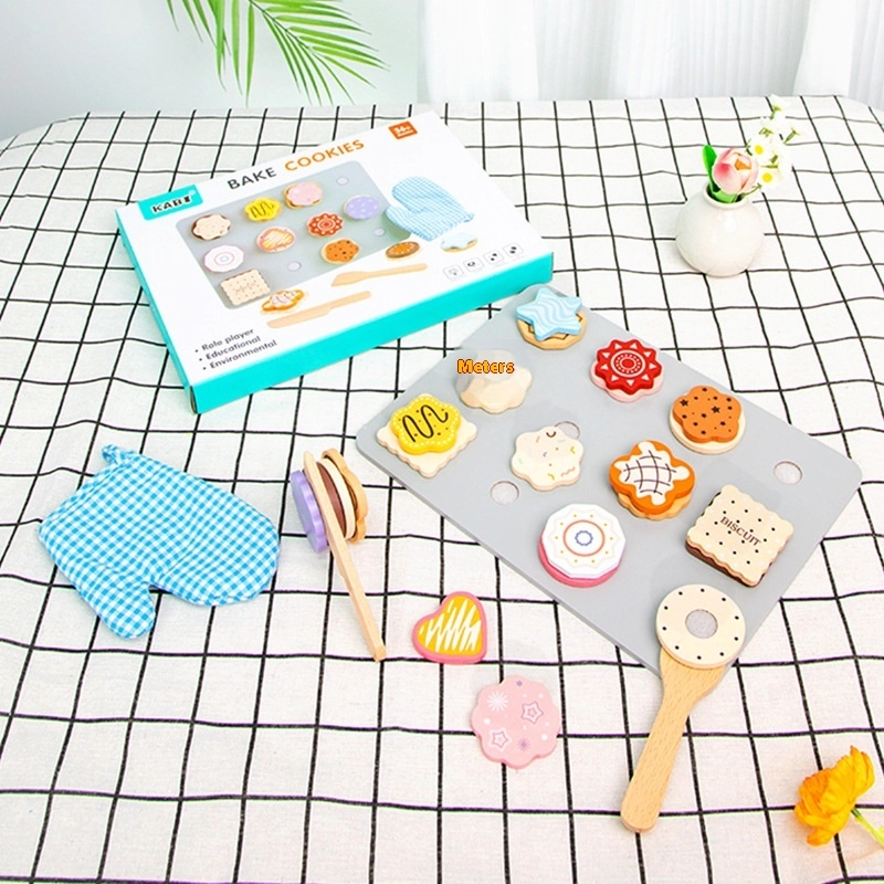 Kids Wooden Cookie Playset - 28 Pcs (5551007-KABI_0192)