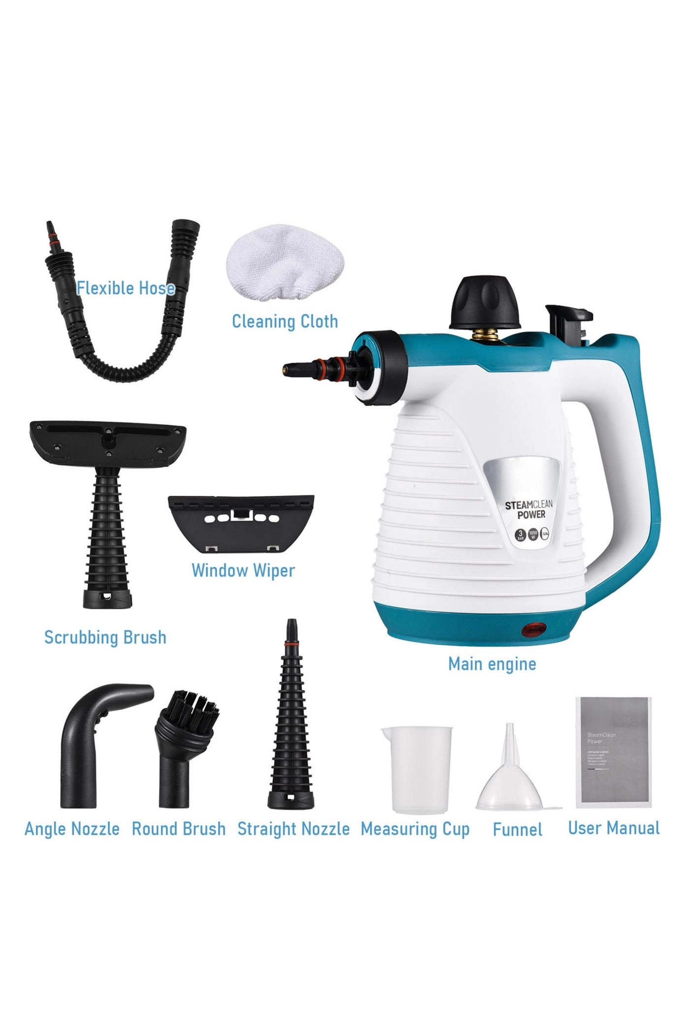 Handheld Steam Cleaner - 3.0bar 350ml