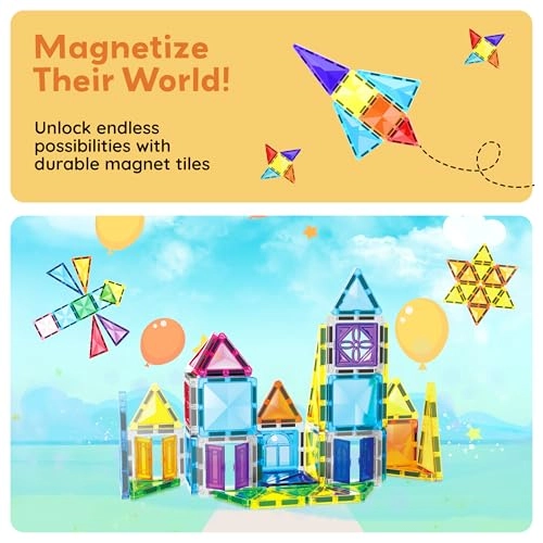 Magnet Tile Building Blocks - 48 pcs