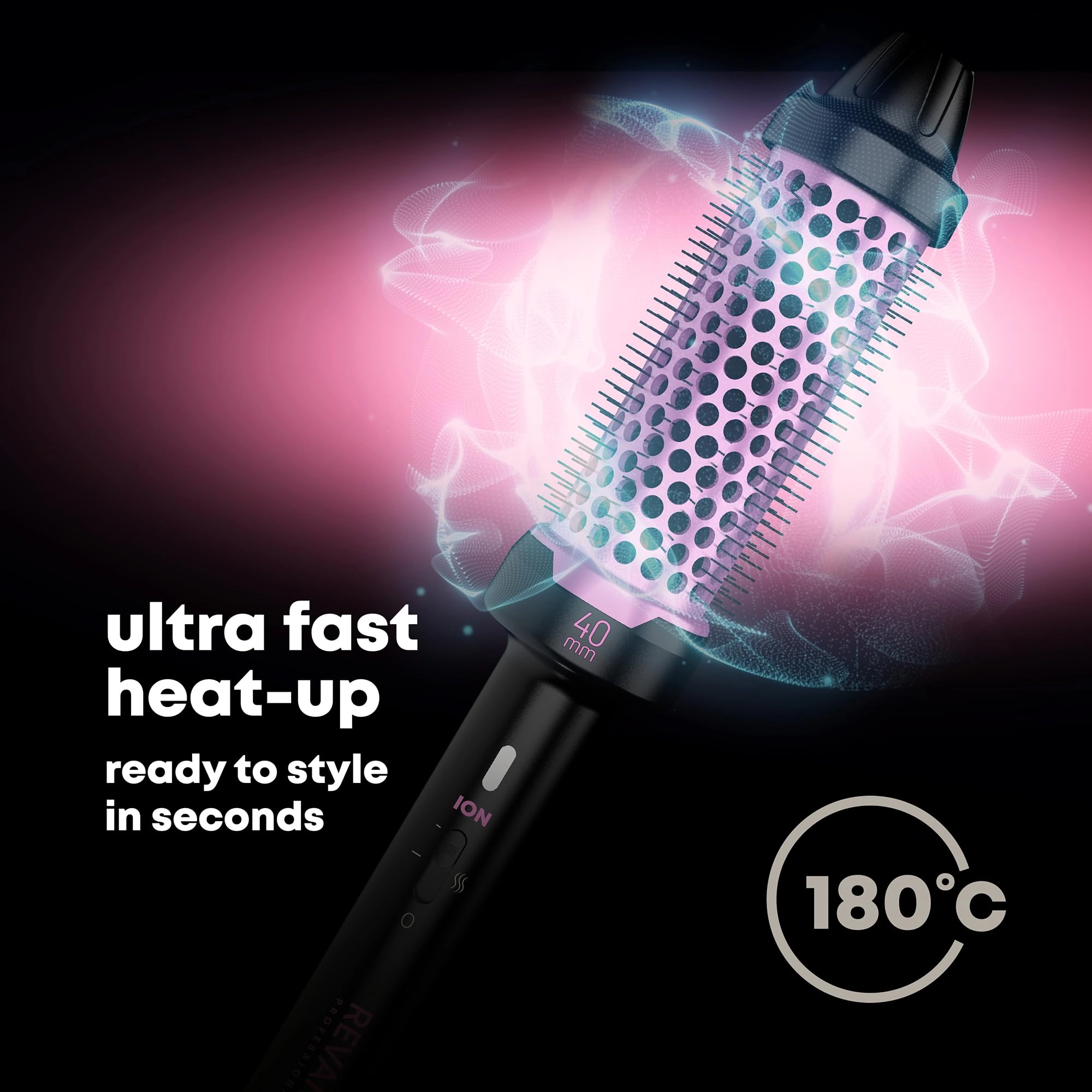 Ceramic Hot Brush Styler - 40 mm