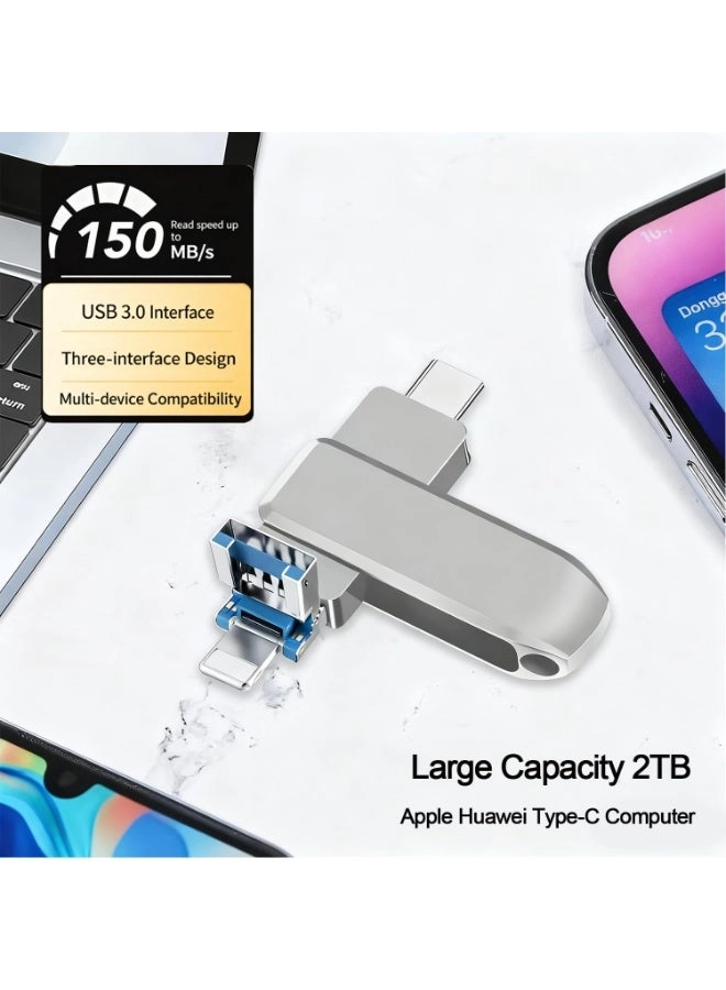 USB Flash Drive - USB 3.0 Type A Lightning Micro USB 2TB