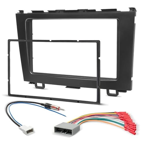 NuIth Double DIN Radio Dash Kit - Honda CRV 2007-2011 W/Radio Wire Harness
