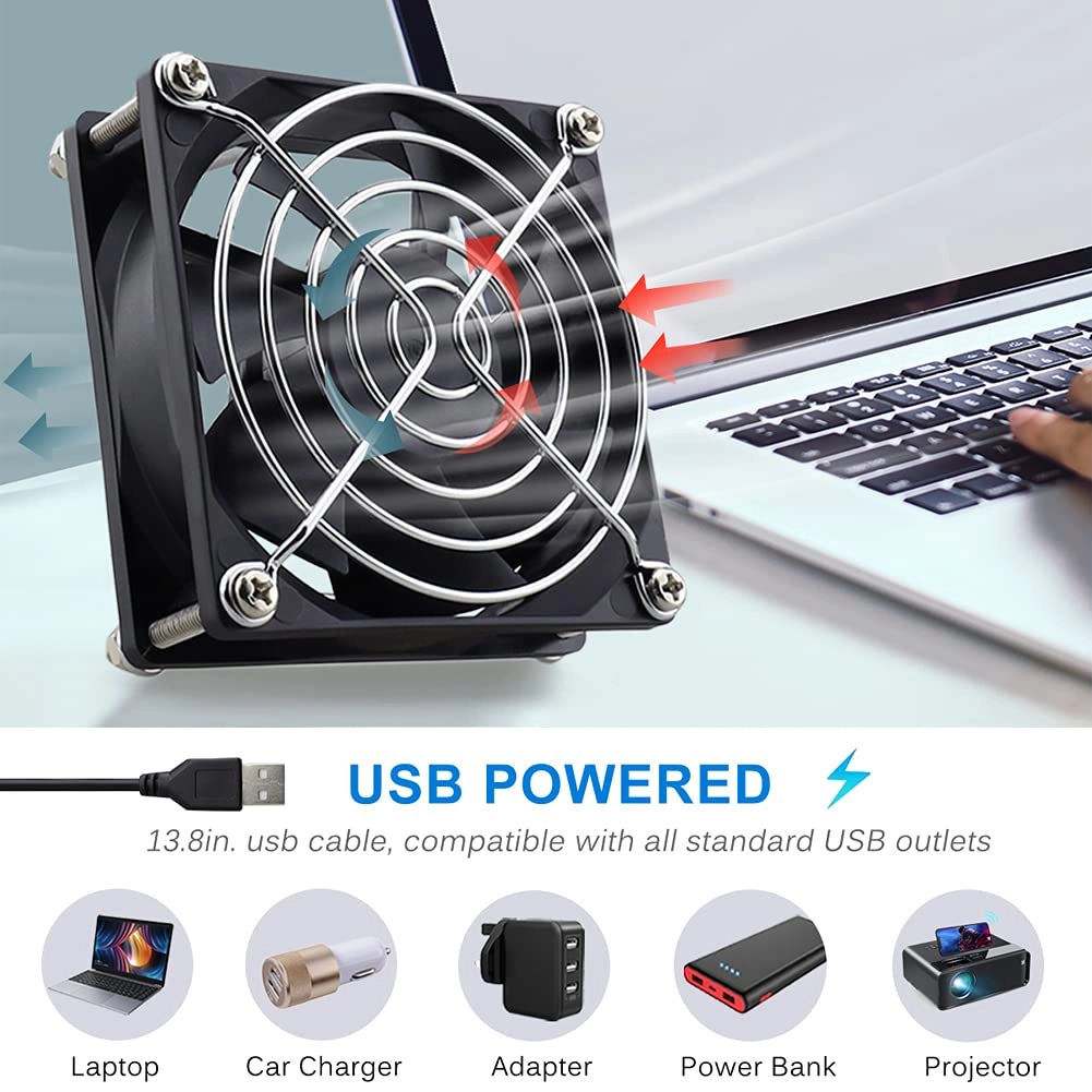 Brushless DC Cooling Fan - 1pcs 80x80x25mm