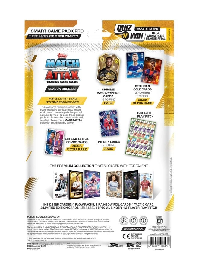 UEFA Champions League Match Attax - Smart Game Pack Pro