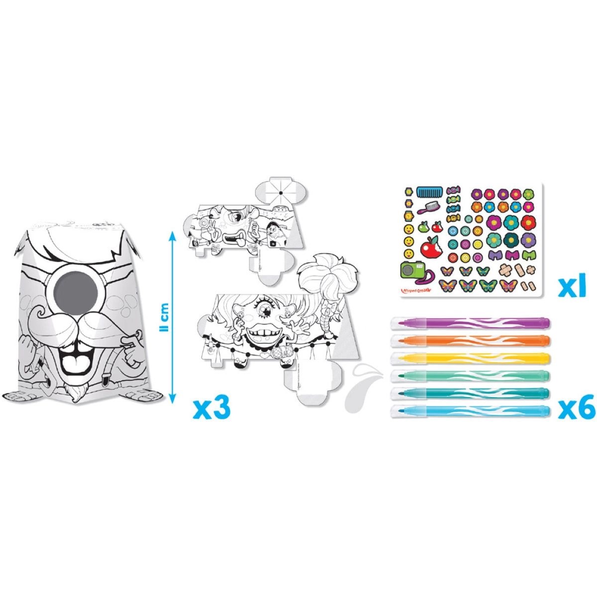 Creativ Mini Box Monsters - 10 pieces