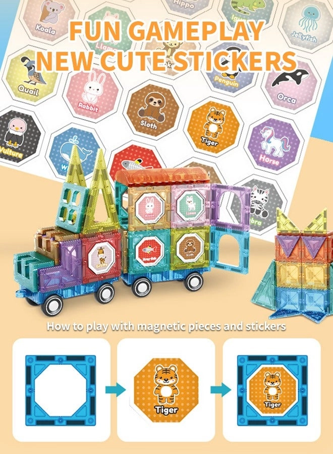 Magnetic Building Blocks - 82pcs