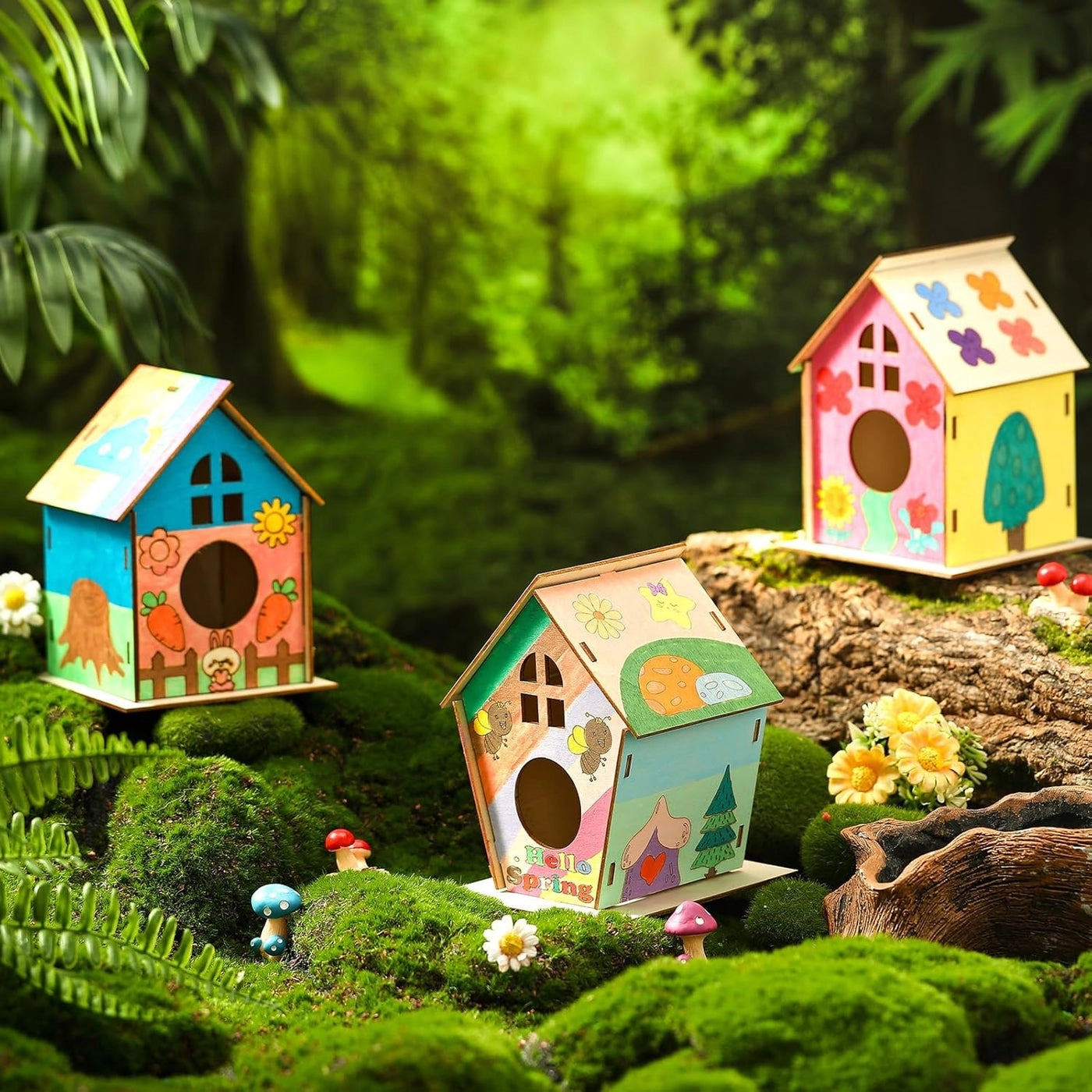 DIY Birdhouse Kit - 18 pieces