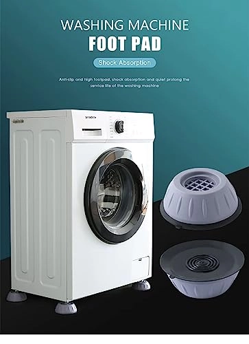 Washing Machine Foot Pad - 4 piece(s) Grey