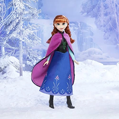 Anna Fashion Doll - Long Red Hair Outfit Inspired by Frozen 2 Ages 3+