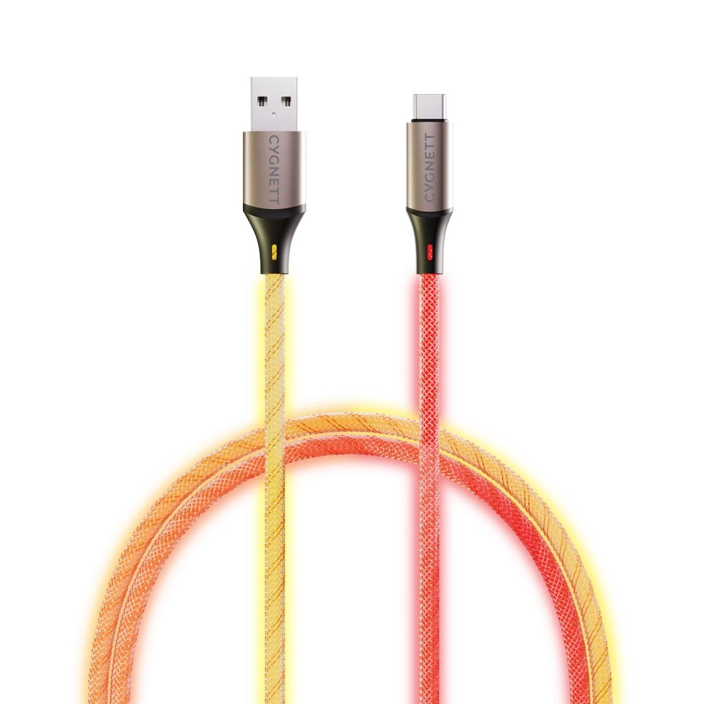 Cygnett Illuminate 60W Cable USB-C to USB-C 1.2m