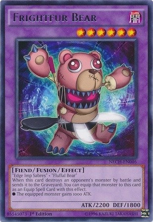 Konami YU-GI-OH! Frightfur Bear NECH-EN046 - Unlimited Edition