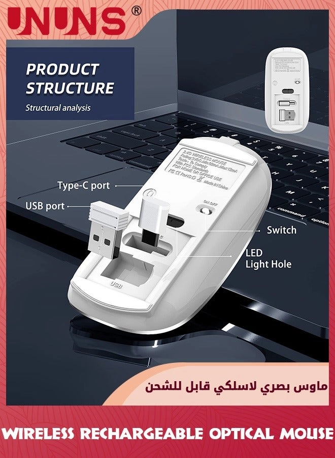 Rechargeable Wireless Bluetooth Mouse - Wireless