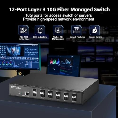 12*10G SFP Managed 12-ports
