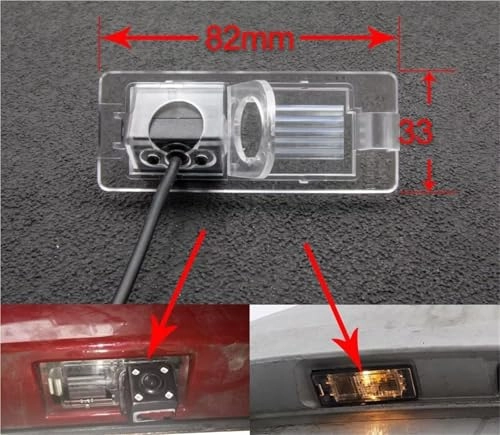 Backup Camera For Clio 4 IV - Night Vision Wire 720P