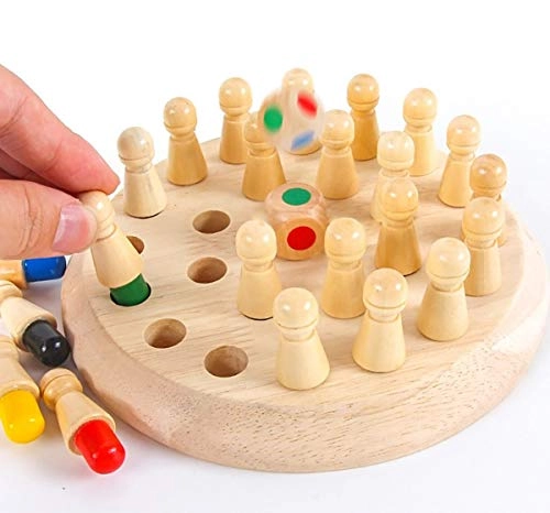 Memory Chess Game - Wooden Educational